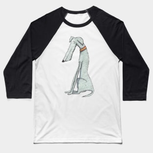 Dog; Lurcher, Scottish Deer Hound, That's a big dog! Baseball T-Shirt